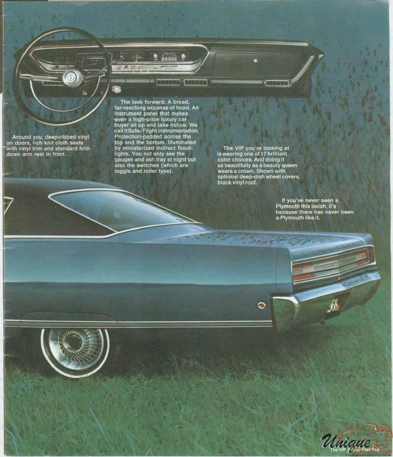 1968 Plymouth Fury Brochure Page 9